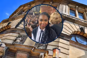 Oxford student Anita Okunde, Sheldonian Theatre