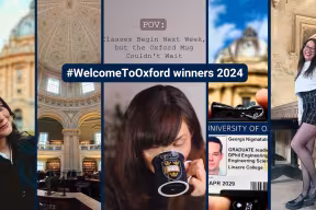 Welcome to Oxford competition winners
