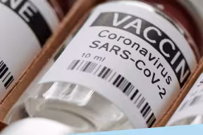 Vials of the Coronavirus SARS-CoV-2 vaccine