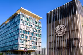 The World Health Organization (WHO) headquarters in Geneva, Switzerland