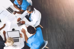 Medical team meeting