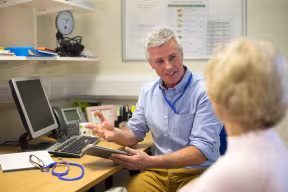 GP with patient