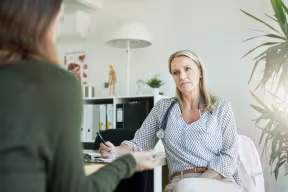 GP with patient