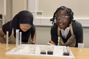 Students at Lincoln College as part of an MPLS Primary Science Day
