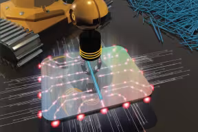 A new method developed by Oxford researchers enables nanowires to be placed precisely onto chip devices
