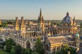 Photograph of Oxford University skyline