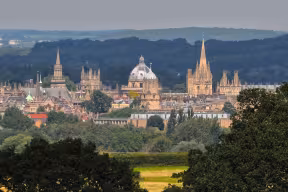 Image of Oxford University buildings across the skyline