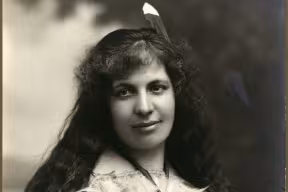 Studio portrait of Mākereti Papakura, dated 1893 