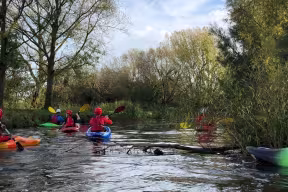 University of Oxford Student Ambassador Litter Picking Kayak Project