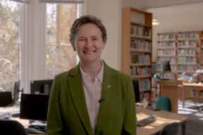 Vice-Chancellor Professor Irene Tracey at the Department of Education. 