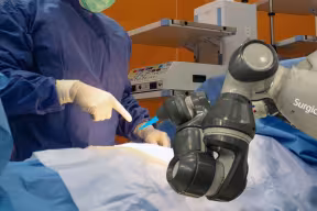 there are already robot systems being used in surgery and his report is predicated on the idea that automation is creeping forward in clinical settings – creating the need for clear standards