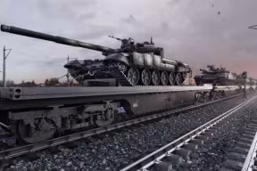 The build-up of Russian troops on the Ukraine border could lead to open conflict. Russian forces are massing on Ukraine's border. Military intervention, war crisis risk