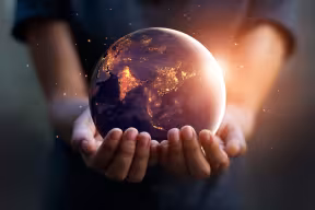 World in hands