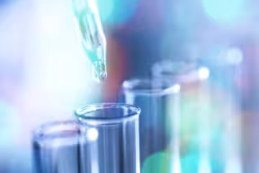 Pipette into a tube