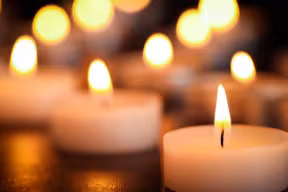 Burning candles