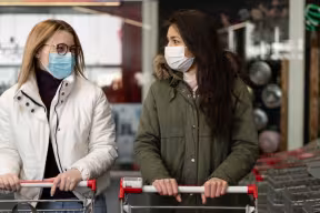 Supermarket visits have been relatively unaffected, according to the Monitor which recorded national visits to large food shops of 4% more than pre-pandemic levels 