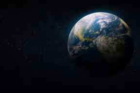 View of Earth from space