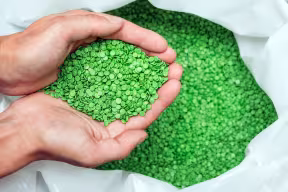 Biodegradable plastic pellets
