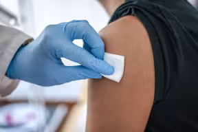 Swabbing for injection