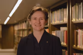 Vice-Chancellor Professor Irene Tracey in the Weston Library