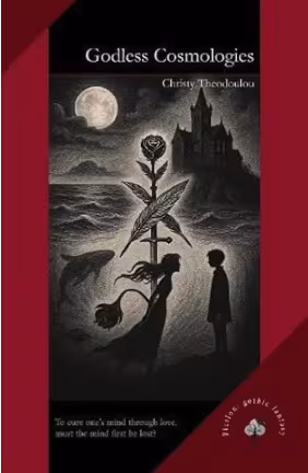 The book cover for 'Godless Cosmologies'