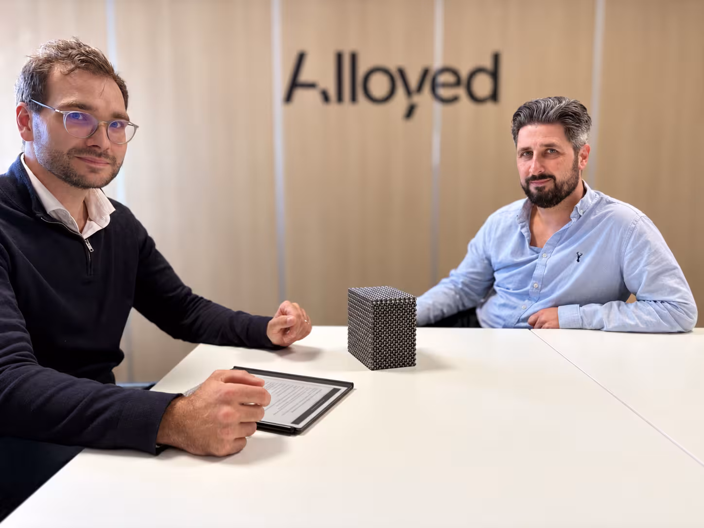 Dr. André Németh and Dr David Crudden, co-founders Alloyed